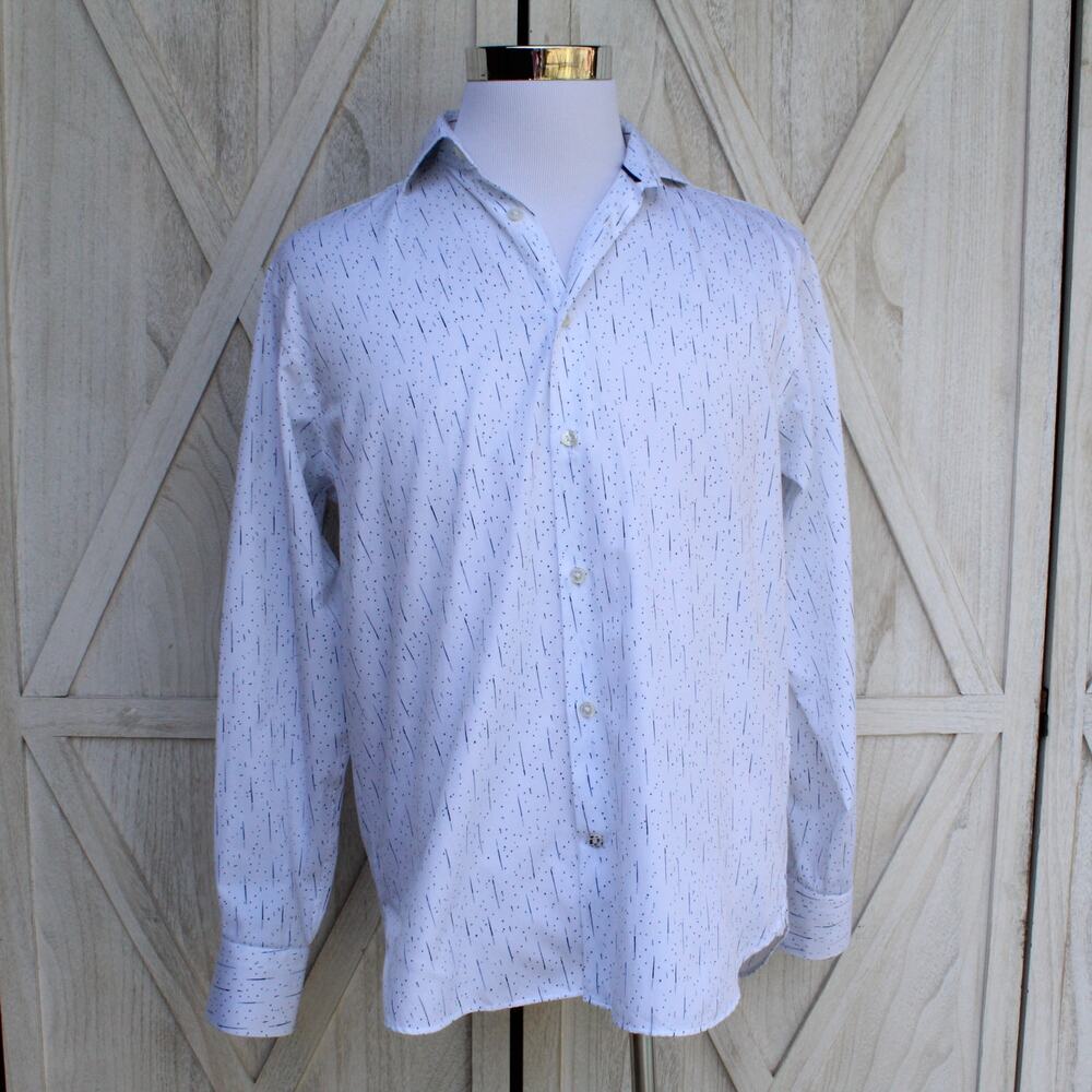 Luchiano Visconti Long Sleeve Button Up Shirt M